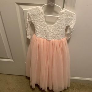 Lace girls formal gown size 4t